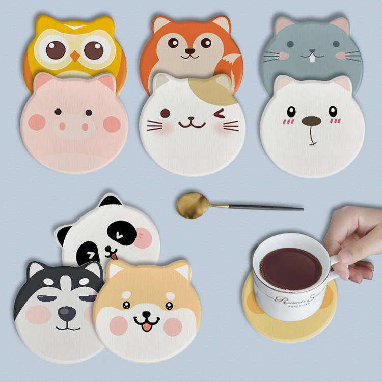 Japanese Style Diatomite Coaster Hydrophilic Pad Heat Insulation Square Diatom Ooze Teacup Mat Fresh Literary Creativity Coffee Cup Mat