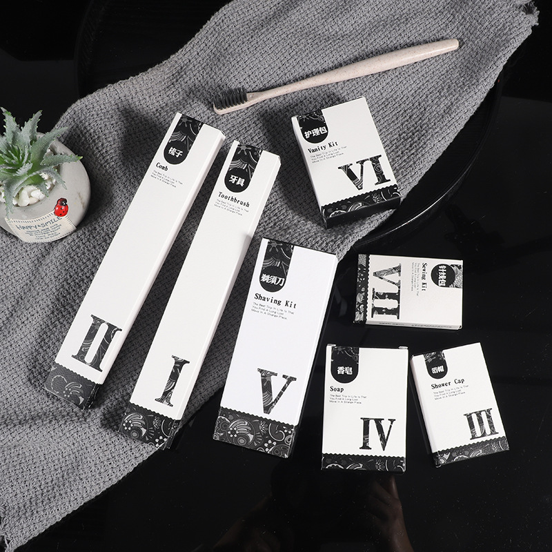 Hotel Hotel Disposable Washing Set B &amp; B Travel Product Toothpaste Toothbrush Comb Shower Cap Soap