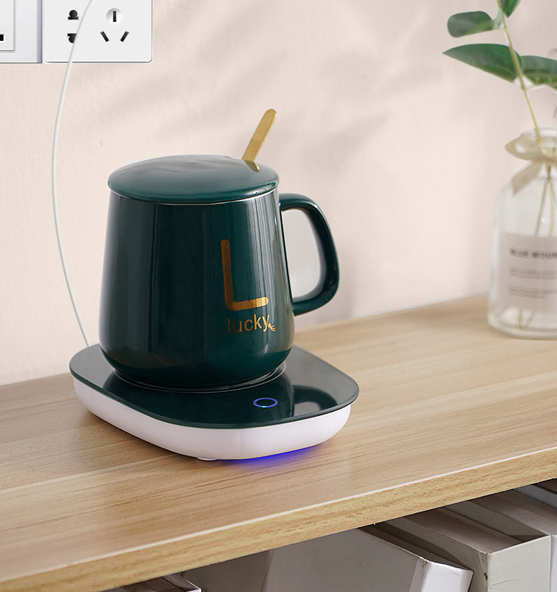 Cup Automatic Constant Temperature Vacuum Dish Warm Coaster Portable Heating Coaster Automatic Power off Heating Coaster