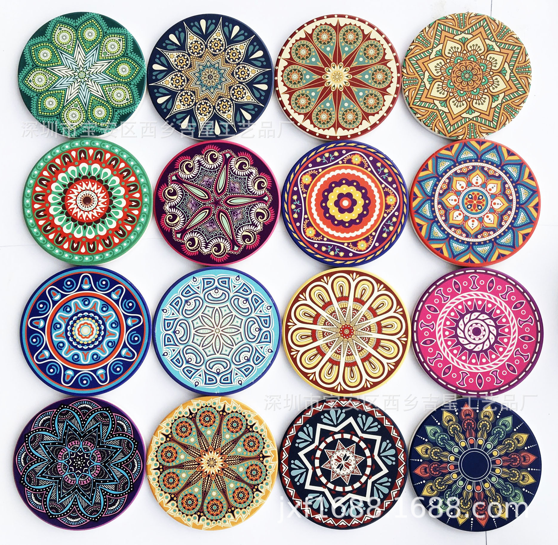 Manufacturer 'S Cork Cup Mat Ceramic Coaster Water Absorbent Coaster Automobile Cushion Medium Density Fiberboard Coaster Cork Potholder