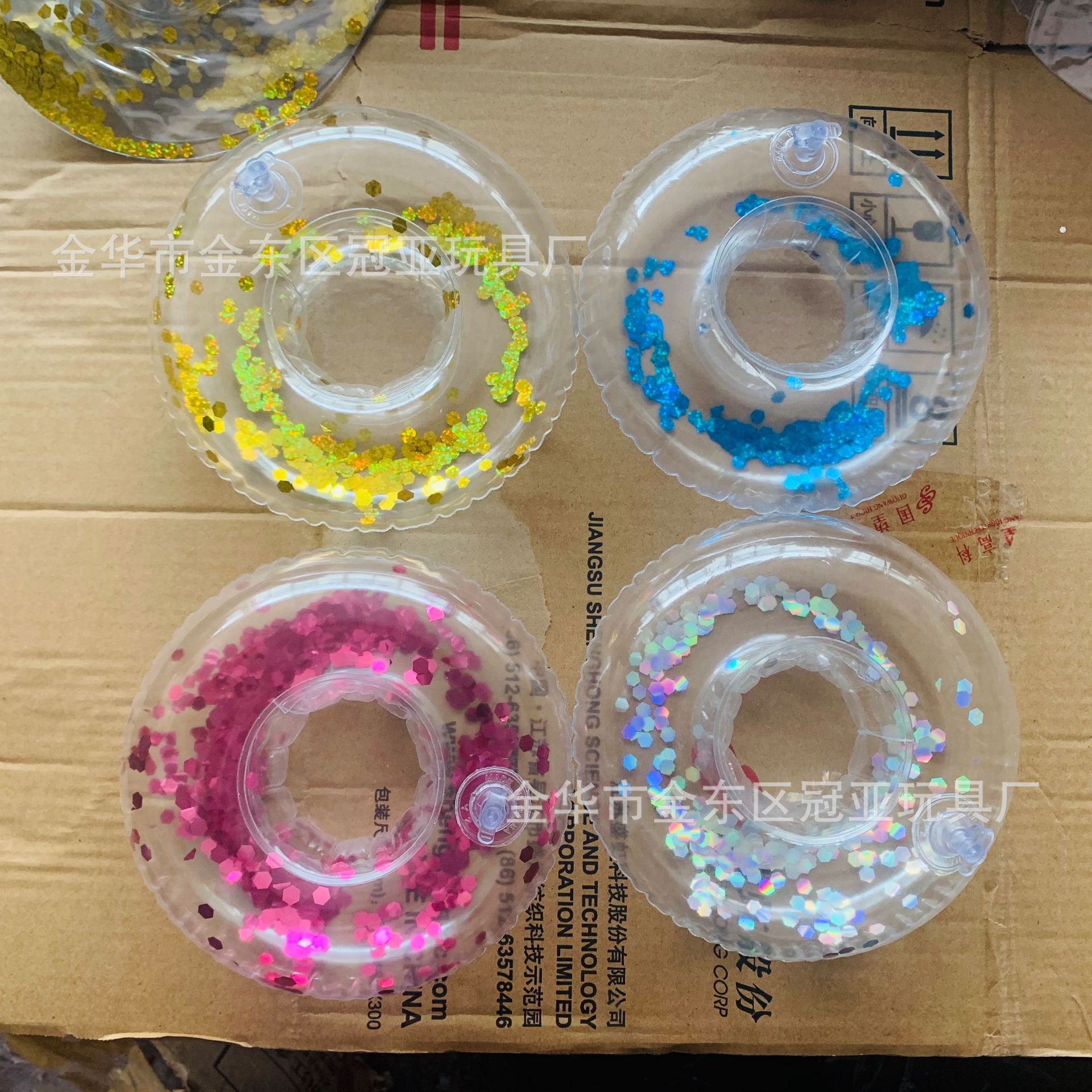 Spot PVC Inflatable Unicorn Cup Holder Flamingo Coaster Inflatable Water Floating Beverage Cup Holder Cup Holder