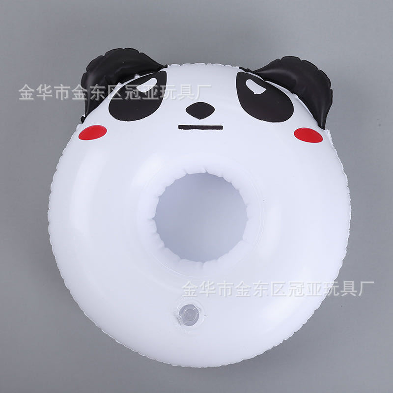 Spot PVC Inflatable Unicorn Cup Holder Flamingo Coaster Inflatable Water Floating Beverage Cup Holder Cup Holder