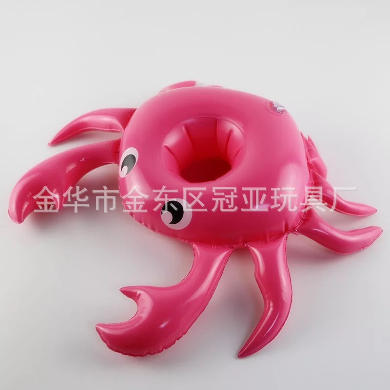 Spot PVC Inflatable Unicorn Cup Holder Flamingo Coaster Inflatable Water Floating Beverage Cup Holder Cup Holder