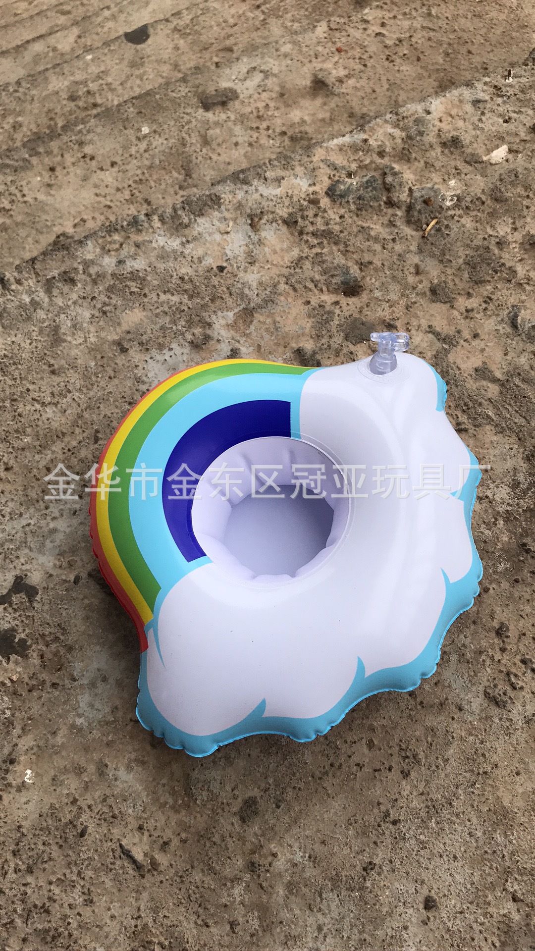 Spot PVC Inflatable Unicorn Cup Holder Flamingo Coaster Inflatable Water Floating Beverage Cup Holder Cup Holder