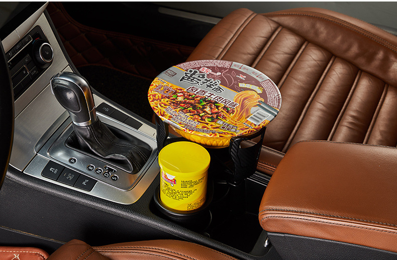 Style MultiFunction Car Water Cup Holder Carbon Fiber Modification Coaster Ashtray for Car Cup Holder Drink Holder
