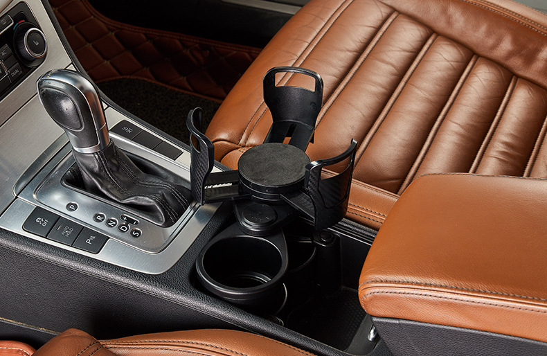 Style MultiFunction Car Water Cup Holder Carbon Fiber Modification Coaster Ashtray for Car Cup Holder Drink Holder