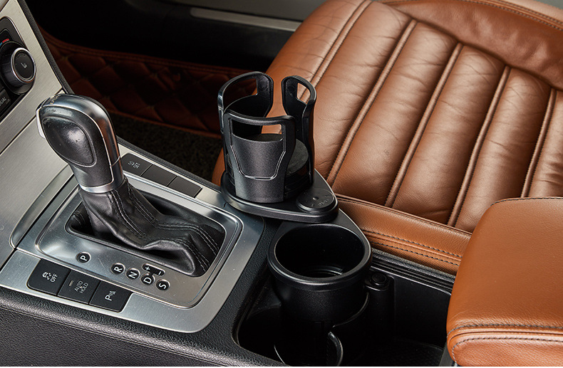 Style MultiFunction Car Water Cup Holder Carbon Fiber Modification Coaster Ashtray for Car Cup Holder Drink Holder