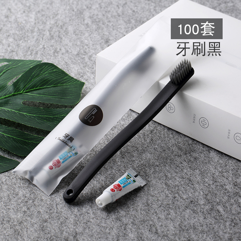 Hotel Hotel Supplies B &amp; B Disposable Tooth Set Washing Set Toothbrush Toothpaste Six-in-One Factory Customized Free Shipping