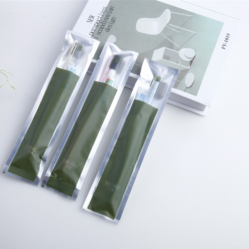 Hotel guesthouse disposable products wash toothbrush toothpaste set hotel rooms eight in one set of teeth wash