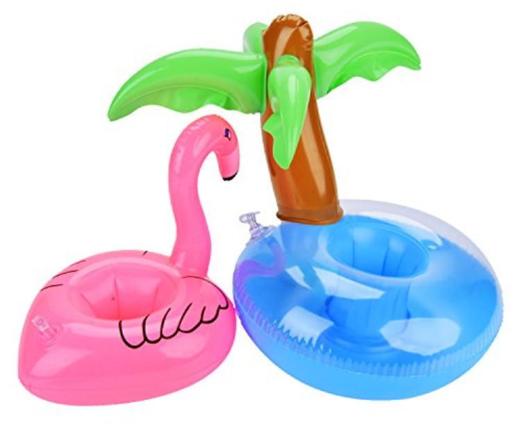 Unicorn Flamingo Cup-holders are a hot spot on Instagram and amazon for inflatable water coaster drinks Unicorn Flamingo Cup-holders are a hot spot on Instagram and amazon for inflatable water coaster drinks