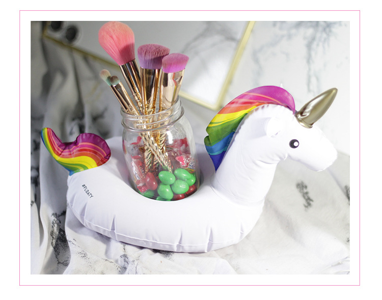 Unicorn Flamingo Cup-holders are a hot spot on Instagram and amazon for inflatable water coaster drinks Unicorn Flamingo Cup-holders are a hot spot on Instagram and amazon for inflatable water coaster drinks
