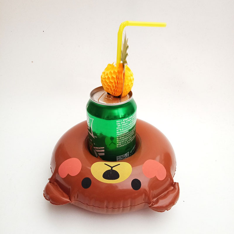 Spot PVC Inflatable Water Sports Goods Flamingo Coaster Inflatable Water Floating Beverage Cup Holder Cup Holder Spot PVC Inflatable Water Sports Goods Flamingo Coaster Inflatable Water Floating Beverage Cup Holder Cup Holder
