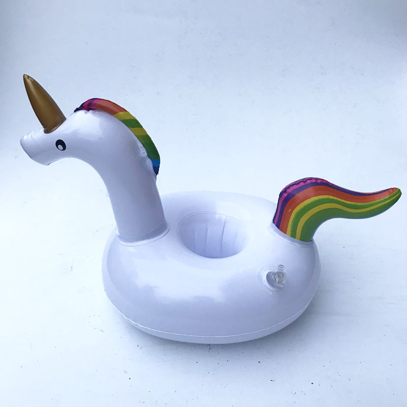Spot PVC Inflatable Water Sports Goods Flamingo Coaster Inflatable Water Floating Beverage Cup Holder Cup Holder Spot PVC Inflatable Water Sports Goods Flamingo Coaster Inflatable Water Floating Beverage Cup Holder Cup Holder