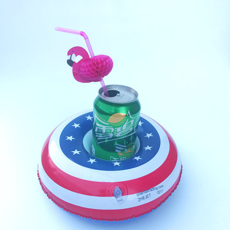 Spot PVC Inflatable Water Sports Goods Flamingo Coaster Inflatable Water Floating Beverage Cup Holder Cup Holder Spot PVC Inflatable Water Sports Goods Flamingo Coaster Inflatable Water Floating Beverage Cup Holder Cup Holder