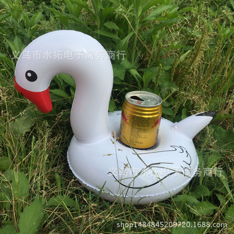 Spot PVC Inflatable Water Sports Goods Flamingo Coaster Inflatable Water Floating Beverage Cup Holder Cup Holder Spot PVC Inflatable Water Sports Goods Flamingo Coaster Inflatable Water Floating Beverage Cup Holder Cup Holder