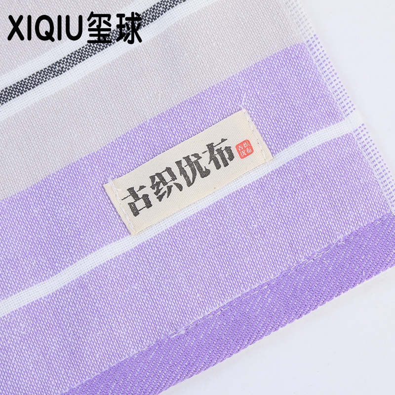 Pure cotton gauze towel striped antique woven superior cloth towel seal ball towel