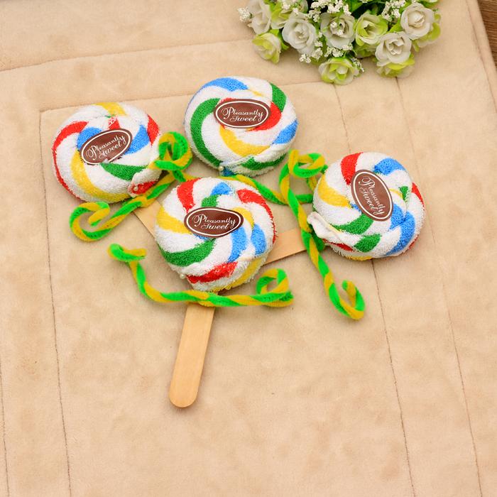 giftStriped towel wholesale candy lollipop towel towel wedding gifts children's day gifts