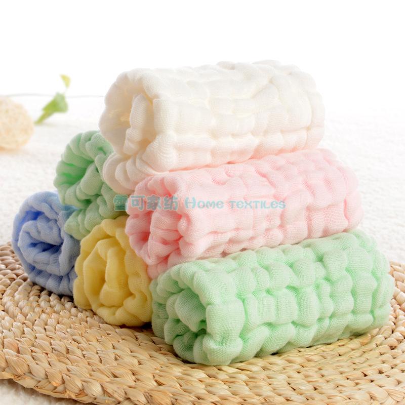 6 six layers of gauze fold common density towel hanging towel towel baby slobber plain 6 six layers of gauze fold common density towel hanging towel towel baby slobber plain