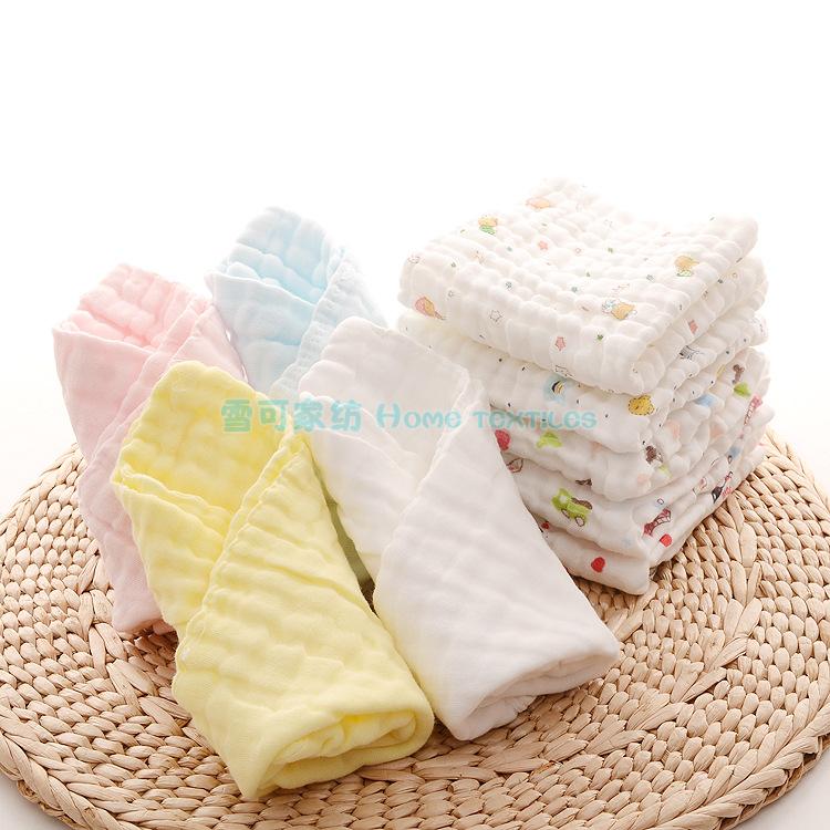 6 six layers of gauze fold common density towel hanging towel towel baby slobber plain 6 six layers of gauze fold common density towel hanging towel towel baby slobber plain
