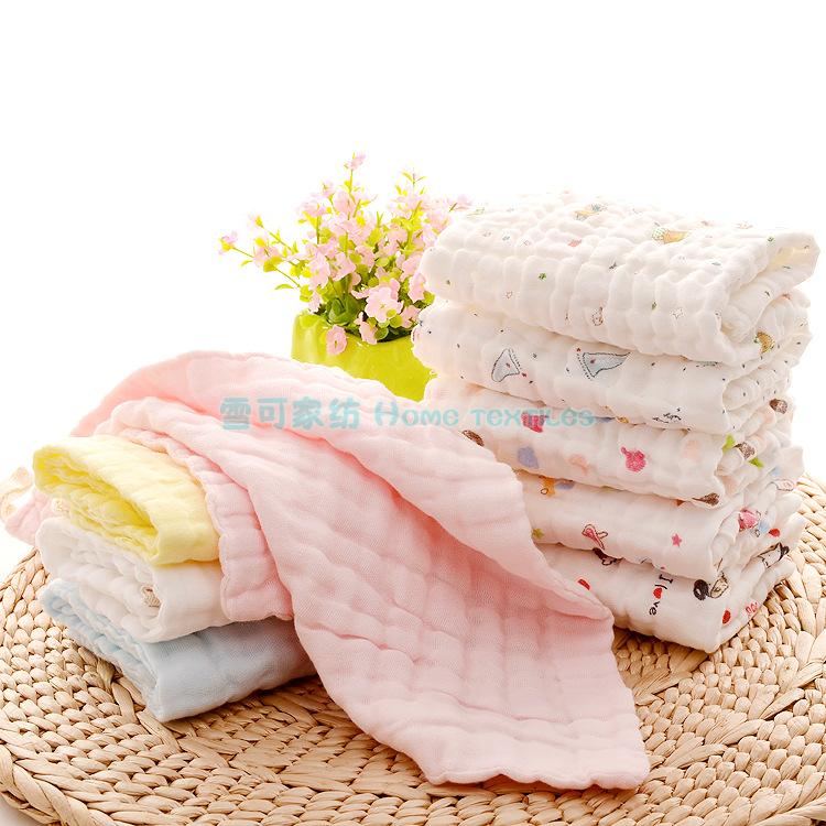 6 six layers of gauze fold common density towel hanging towel towel baby slobber plain 6 six layers of gauze fold common density towel hanging towel towel baby slobber plain