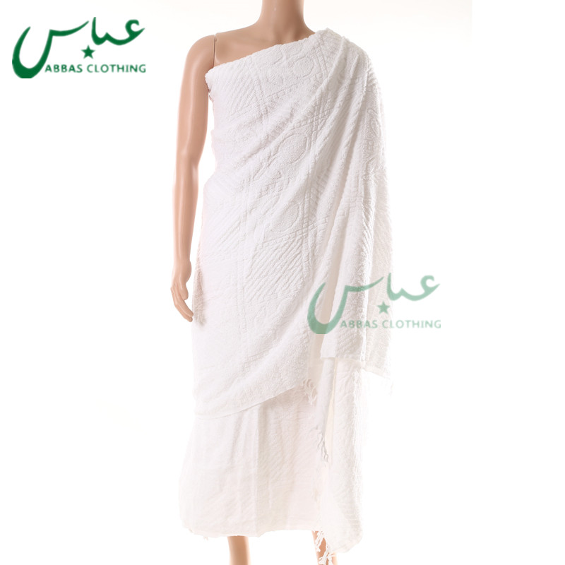 600 gram 800 gram Hajj Towel High Quality  White Hajj Ihram Towel Set Hajj Towel Made in China