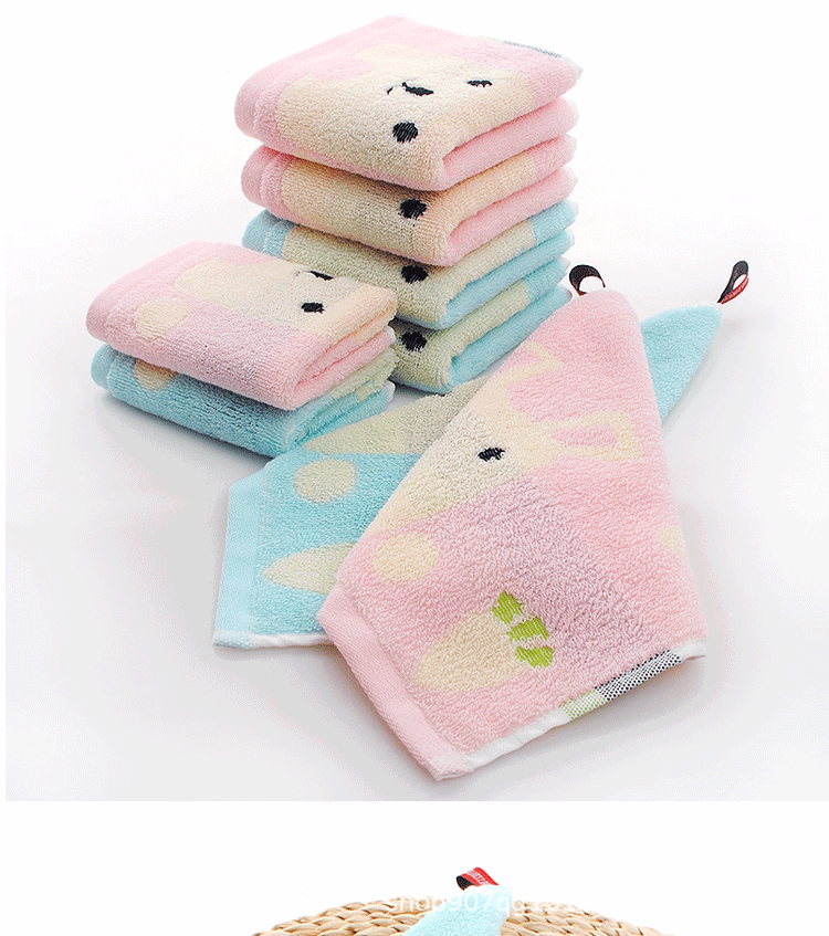 Children's Cartoon Small Square Towel 25*25 Cotton Absorbent Kindergarten Baby Face Towel Handkerchief Wholesale Hand Towel Children's Cartoon Small Square Towel 25*25 Cotton Absorbent Kindergarten Baby Face Towel Handkerchief Wholesale Hand Towel