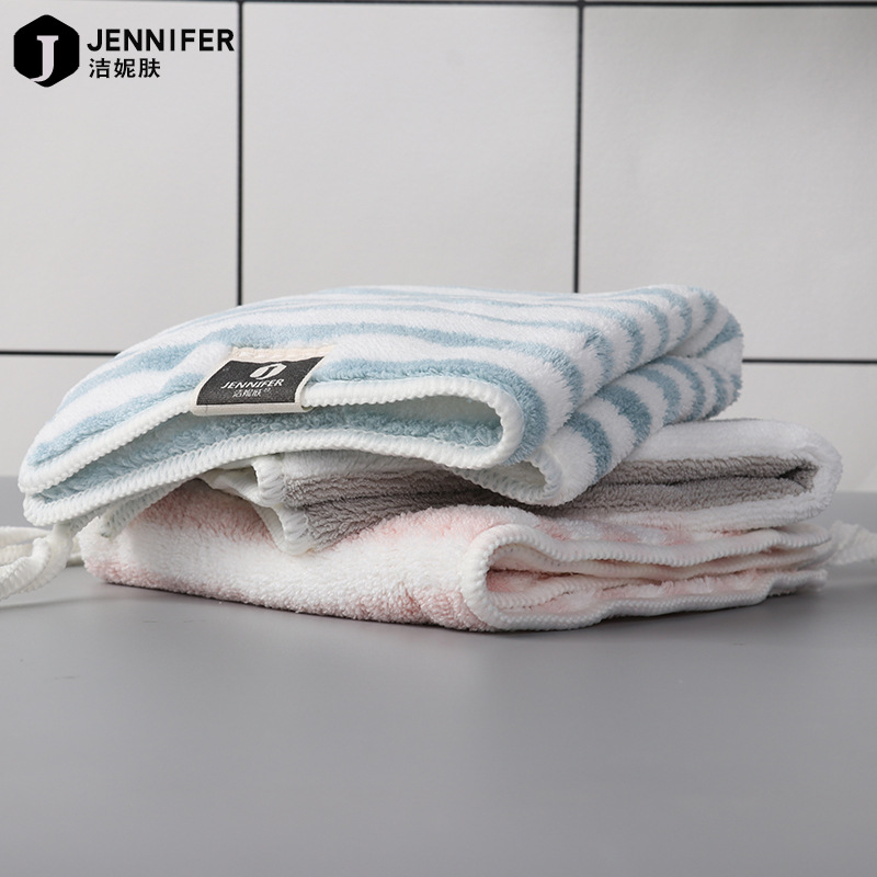 Factory Wholesale Soft Skin-Friendly Stripes Small Square Towel Customizable New Fiber Absorbent Handkerchief Little Square Towel Small Square Towel