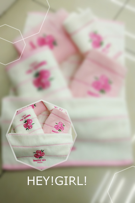 Shanghai rose incense advertising gift towel towel towel Gift Set