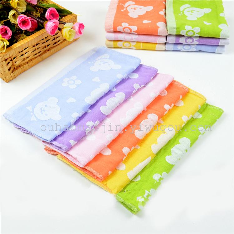 Cotton gauze small towel towel baby nursery infant slobber towel