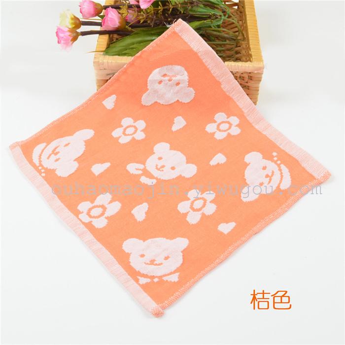 Cotton gauze small towel towel baby nursery infant slobber towel