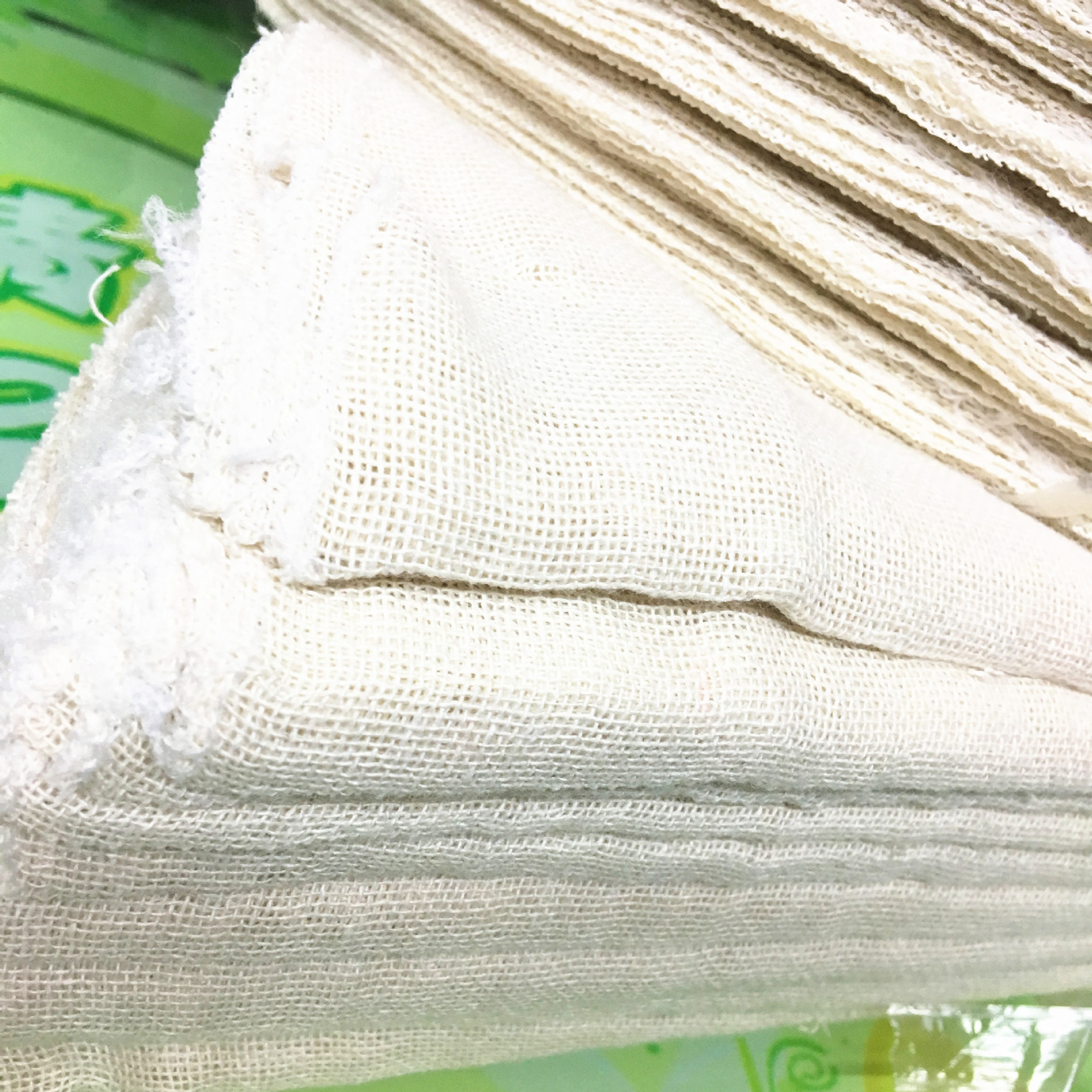Yarn Steamer Cloth Edge-Covered Breathable Cage Tray Cloth Non-Stick Pan Gauze Filter Rice Cooking Steamed Stuffed Bun Tray Cloth Steamer Cloth Wholesale