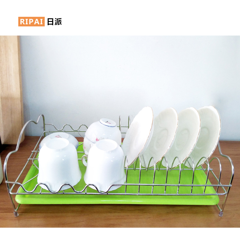 Ri Pai Stainless Steel Single-Layer Draining Bowl Rack Dish Rack Chopsticks Cage Storage Rack
