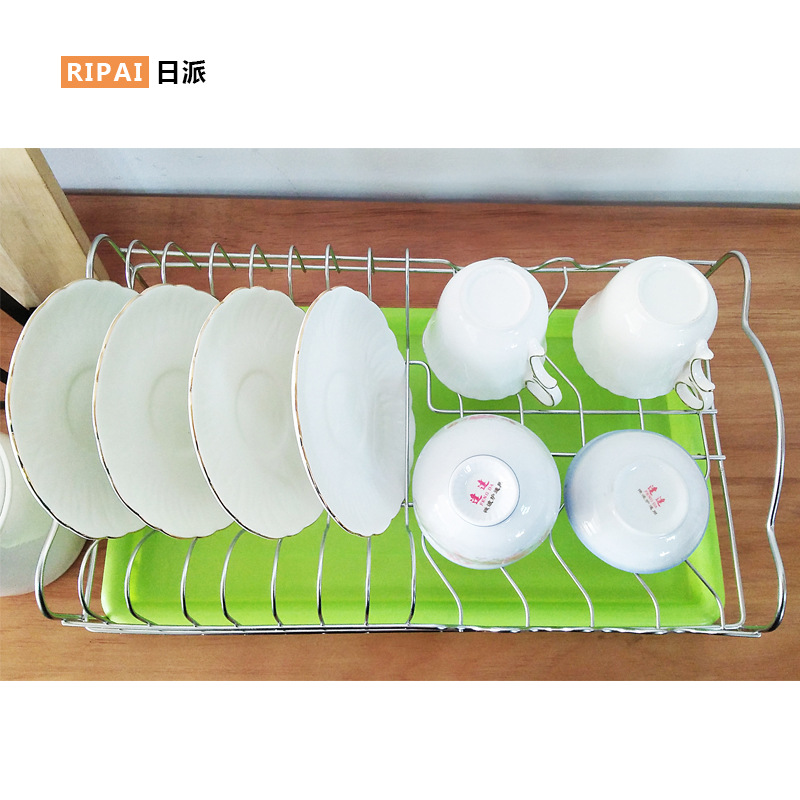 Ri Pai Stainless Steel Single-Layer Draining Bowl Rack Dish Rack Chopsticks Cage Storage Rack