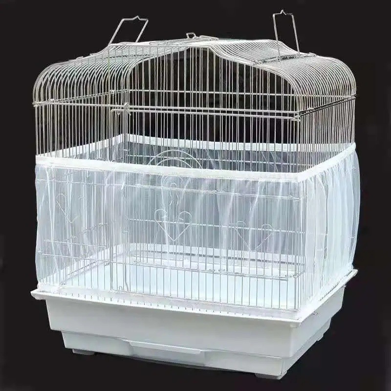 Bird Cover Net Dress Large, Medium and Small Dustproof Net Cover Mesh Cloth Reduce Dust Blocking Cleaning Bird Cage Small Parrot Cage Cloth Cover