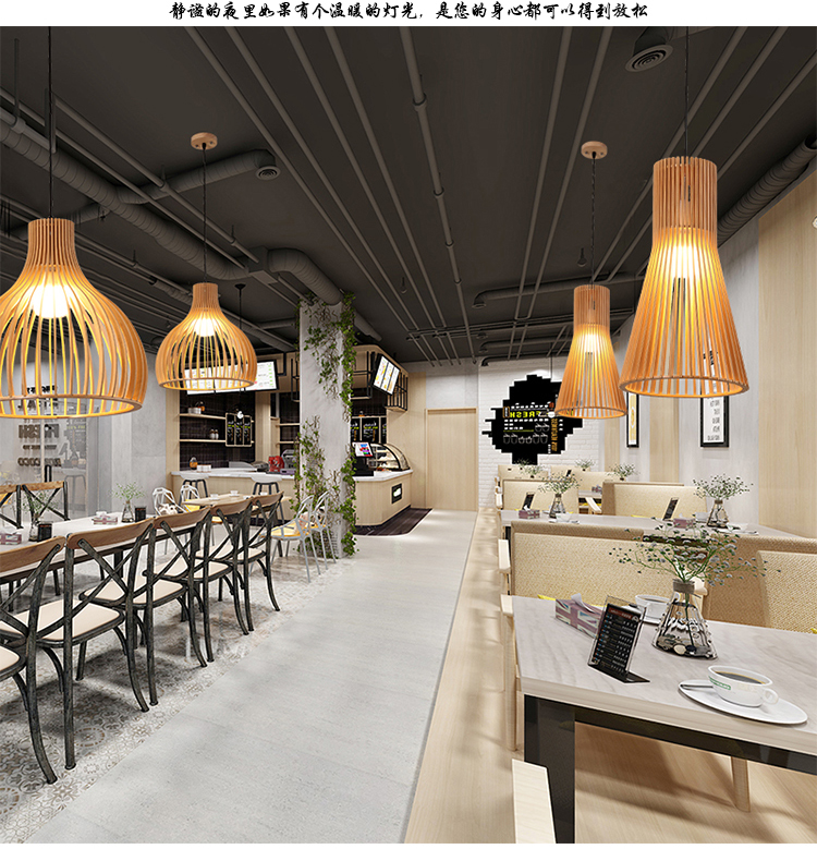 Cage Chandelier Creative Restaurant Bar Bar Teahouse Hot Pot Restaurant Lamp German Bird Cage Solid Wood Small Droplight Cage Chandelier Creative Restaurant Bar Bar Teahouse Hot Pot Restaurant Lamp German Bird Cage Solid Wood Small Droplight