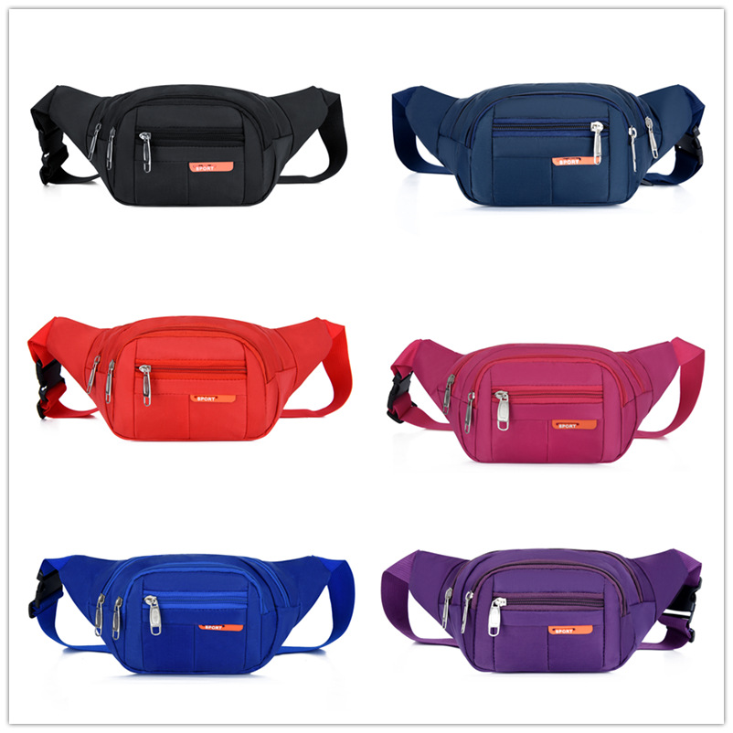 New Waist Bag Men&#039;s and Women&#039;s Multi-Functional Large Capacity Water-Resistant and Wear-Resistant Outdoor Sports Mobile Phone Wallet Cash Register Business Bag