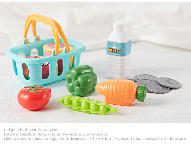 Beibigu Children's Simulation Supermarket Cash Register Set Toy Puzzle Multi-Function Cash Register Play House