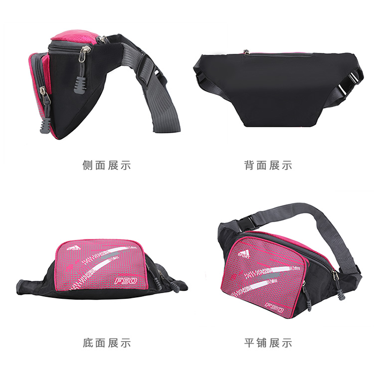 New Exercise Belt Bag for Men and Women Canvas Multi-Functional Oxford Large Capacity Cash Bags Mobile Phone Men's Cash Register Business Bag