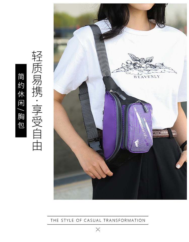 New Exercise Belt Bag for Men and Women Canvas Multi-Functional Oxford Large Capacity Cash Bags Mobile Phone Men's Cash Register Business Bag