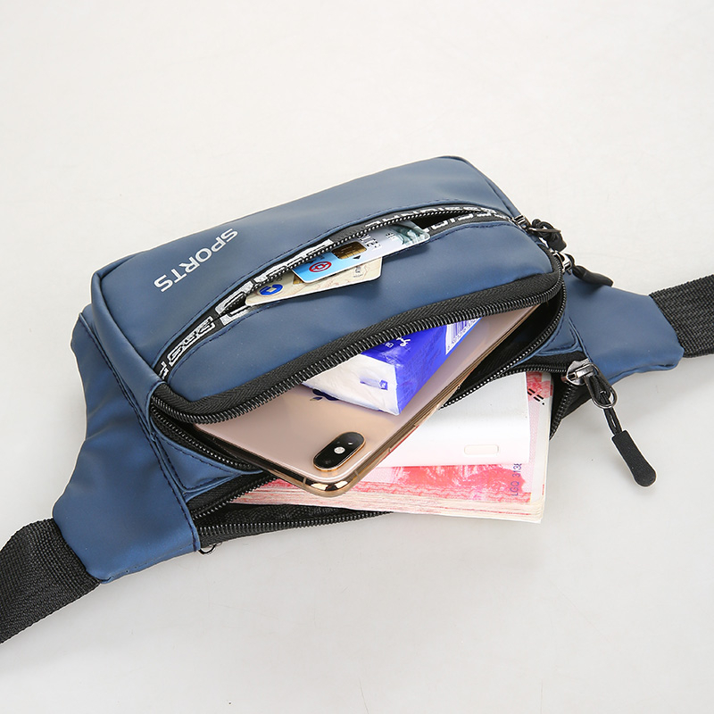 Waist Bag Men&#039;s Multi-Functional Large Capacity Waterproof Cash Register Business Bag Wear-Resistant Construction Site Sports Mobile Phone Coin Purse