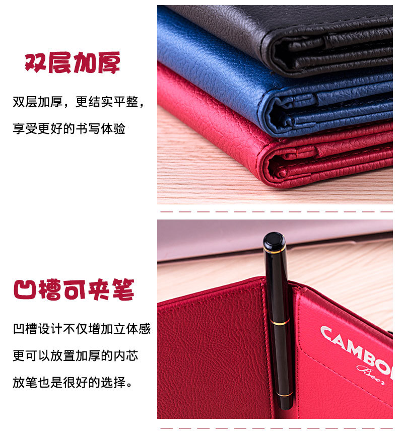 Factory Supply Hotel Leather Cash Register Restaurant Menu Clip Checkout Receipt Bill Can Be Quoted as Pictures and Samples