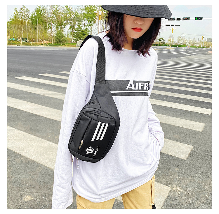 Wholesale Customized Men and Women Casual Waist Bag Cash Register Cell Phone Storage Bag Nylon Sports Shoulder Bag Crossbody Chest Bag Wholesale Customized Men and Women Casual Waist Bag Cash Register Cell Phone Storage Bag Nylon Sports Shoulder Bag Crossbody Chest Bag