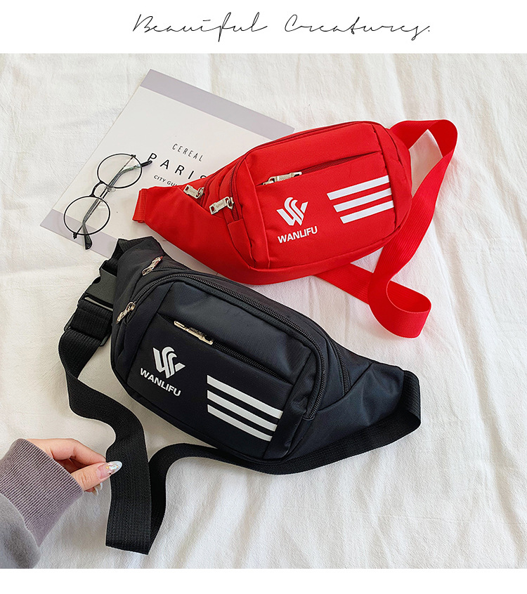 Wholesale Customized Men and Women Casual Waist Bag Cash Register Cell Phone Storage Bag Nylon Sports Shoulder Bag Crossbody Chest Bag Wholesale Customized Men and Women Casual Waist Bag Cash Register Cell Phone Storage Bag Nylon Sports Shoulder Bag Crossbody Chest Bag