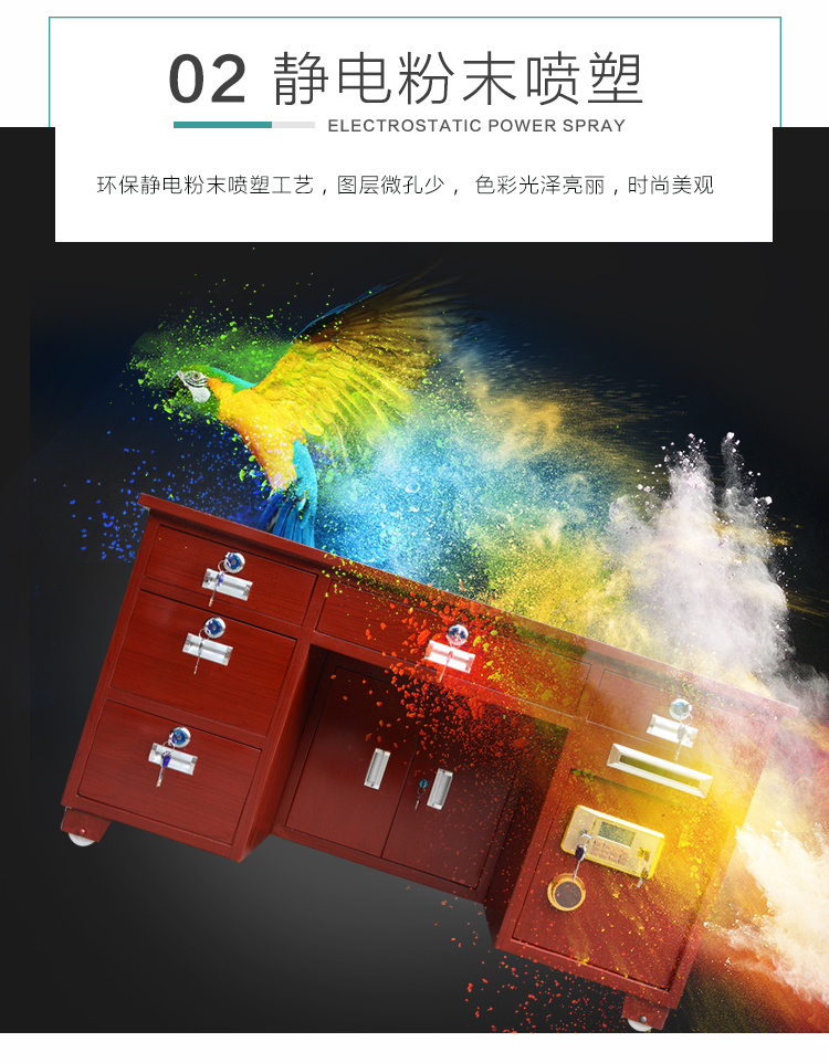 All-Steel Anti-Theft Insurance Desk Fingerprint Password Desk Integrated with Coin Cash Register Financial Home Computer Safe Box All-Steel Anti-Theft Insurance Desk Fingerprint Password Desk Integrated with Coin Cash Register Financial Home Computer Safe Box