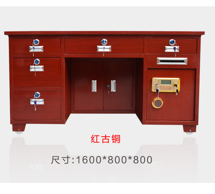 All-Steel Anti-Theft Insurance Desk Fingerprint Password Desk Integrated with Coin Cash Register Financial Home Computer Safe Box All-Steel Anti-Theft Insurance Desk Fingerprint Password Desk Integrated with Coin Cash Register Financial Home Computer Safe Box