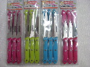 Metal kitchen kitchen knives colored Peel knife bread knife steak knife paring knife boning knife