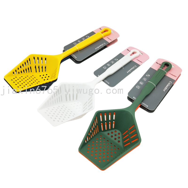 Kitchen Tools Pp Plastic Ice Shovel Strainer Colander Water Filter Drain Slotted Turner Kitchen Tools Pp Plastic Ice Shovel Strainer Colander Water Filter Drain Slotted Turner