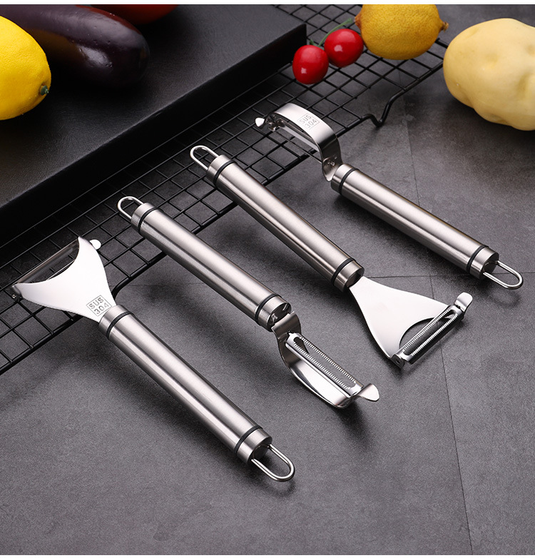 304 Stainless Steel Paring Knife Fruit Peeler Household Potato Apple Beam Knife Laser Logo 304 Stainless Steel Paring Knife Fruit Peeler Household Potato Apple Beam Knife Laser Logo