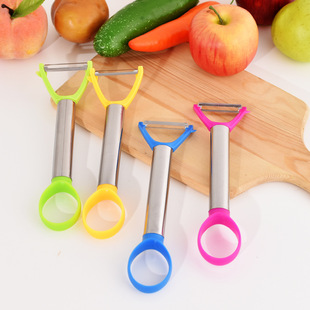 Multi-Functional Stainless Steel Smiley Face Fruit Peeling Knife Apple Peeler Potato Paring Knife