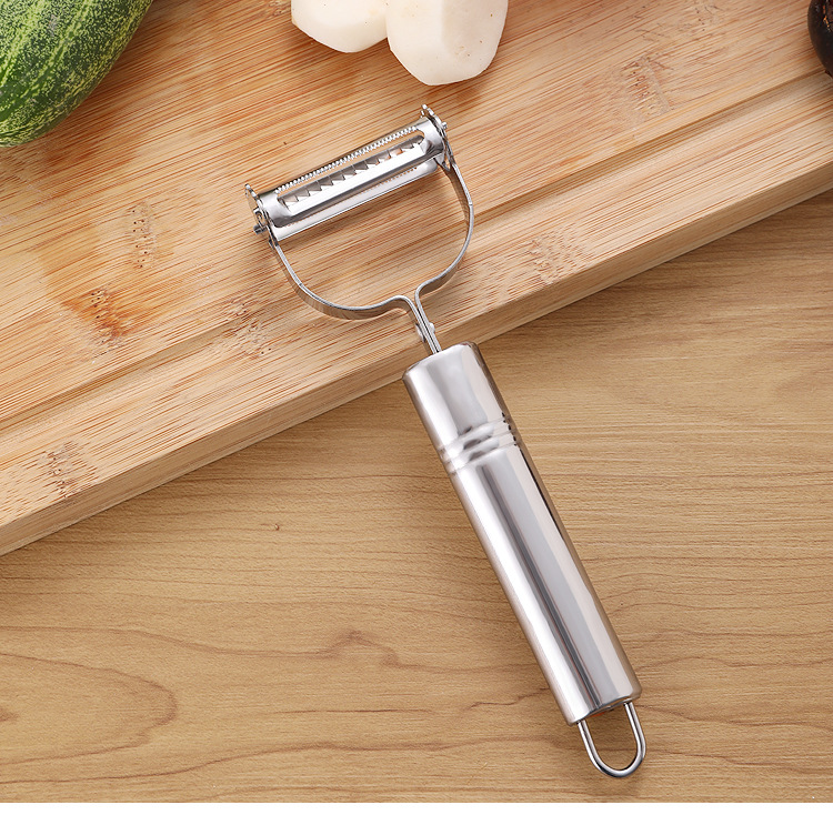 Multi-Functional Stainless Steel Smiley Face Fruit Peeling Knife Apple Peeler Potato Paring Knife